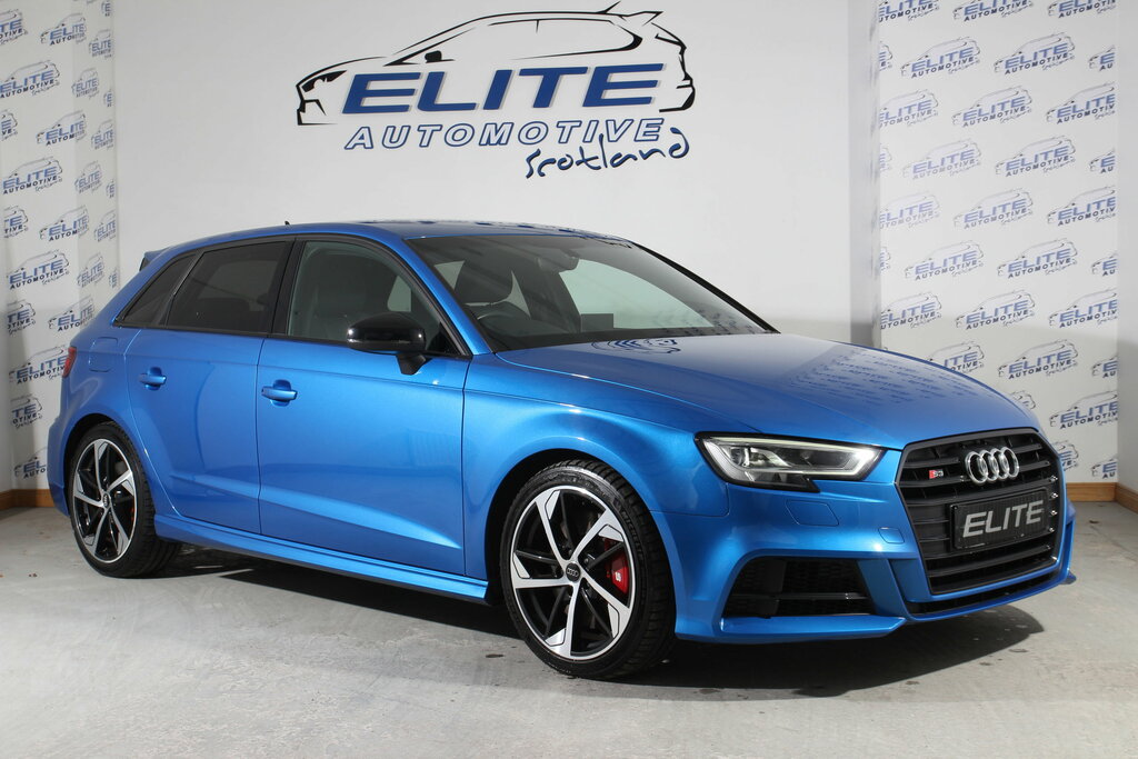 Audi S3 2.0 Tfsi Black Edition Sportback S Tron Blue