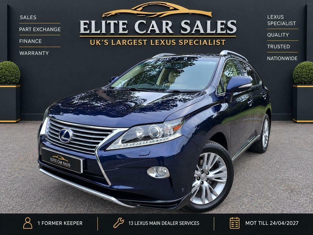 Lexus RX 3.5 450H V6 Luxury Suv Blue