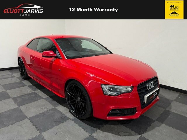 Audi A5 2.0 Tdi Black Edition Coupe S Tronic Qu Red