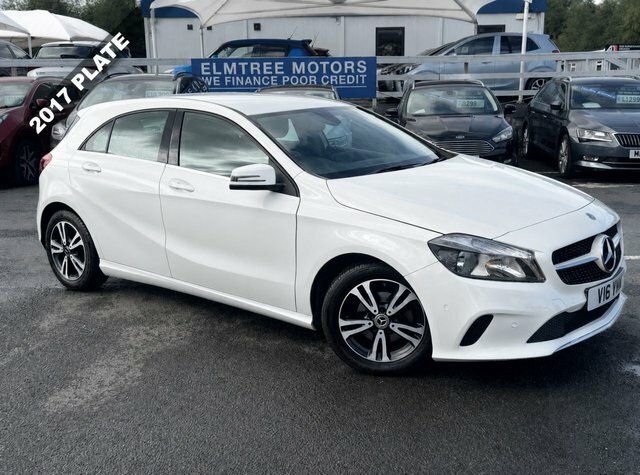 Mercedes-Benz A Class 2017 Reg A180d 1.5 Turbo Se Executive White