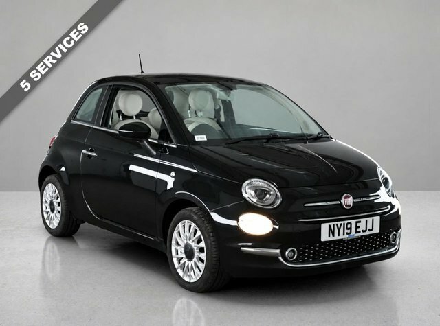 Fiat 500 1.2 Lounge, 3Dr, Hatchback, Eur Black