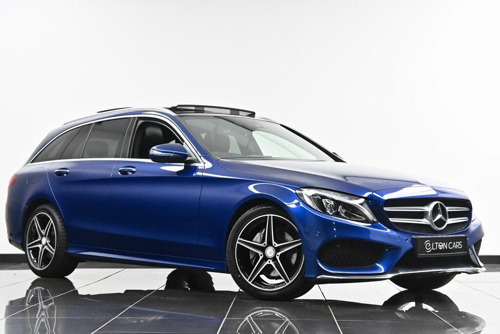 Mercedes-Benz C Class 2.1 C220d Amg Line Premium Plus 7G-tronic Euro Blue