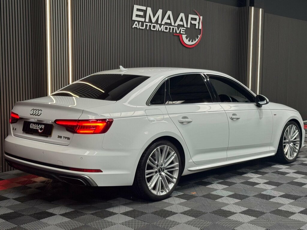 Audi A4 2.0 Tfsi 35 S Line S Tronic Euro 6 Ss White #6