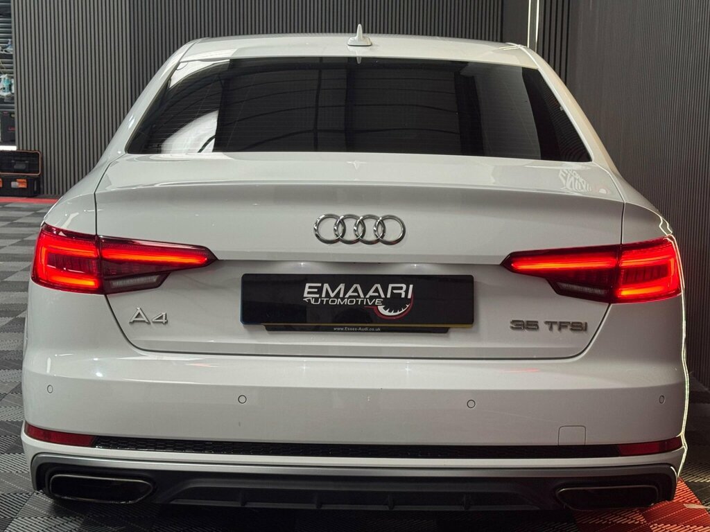 Audi A4 2.0 Tfsi 35 S Line S Tronic Euro 6 Ss White #5