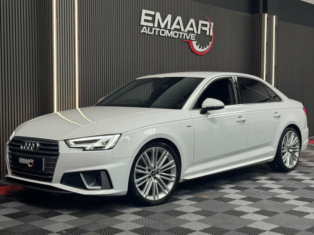 Audi A4 2.0 Tfsi 35 S Line S Tronic Euro 6 Ss White #2
