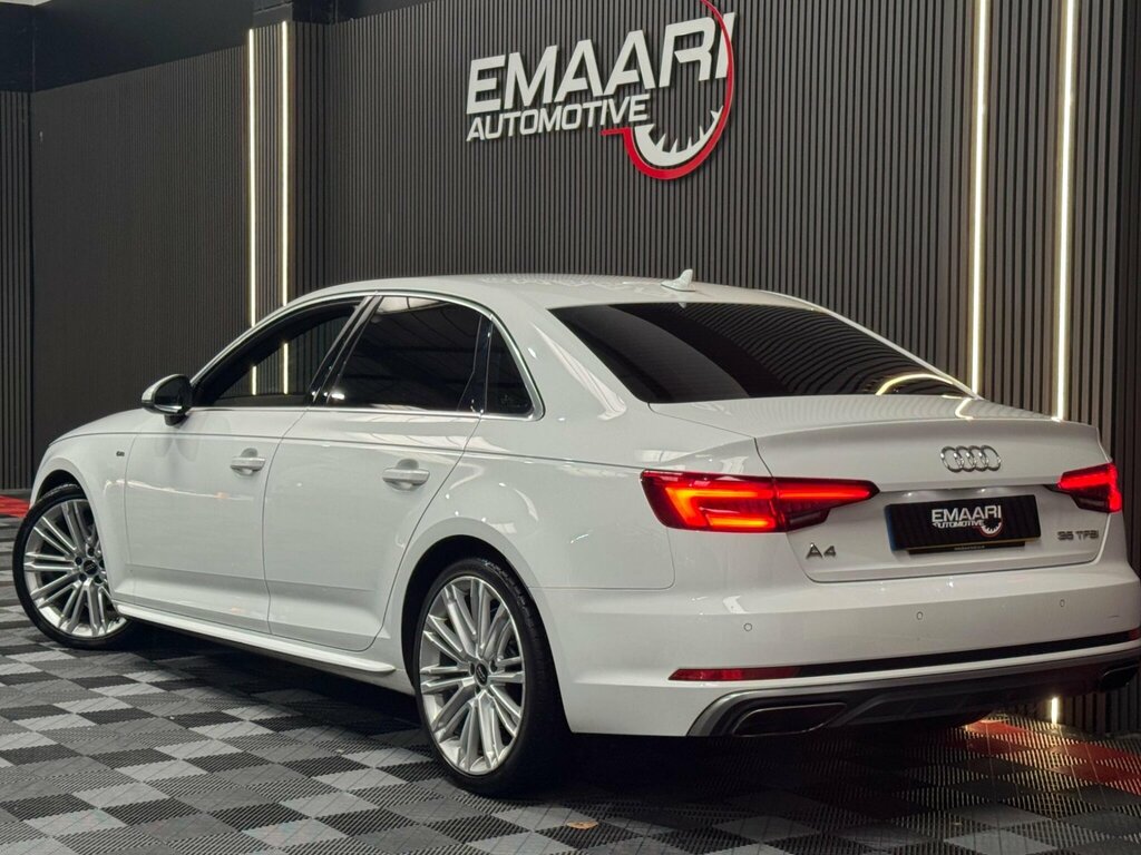 Audi A4 2.0 Tfsi 35 S Line S Tronic Euro 6 Ss White #4