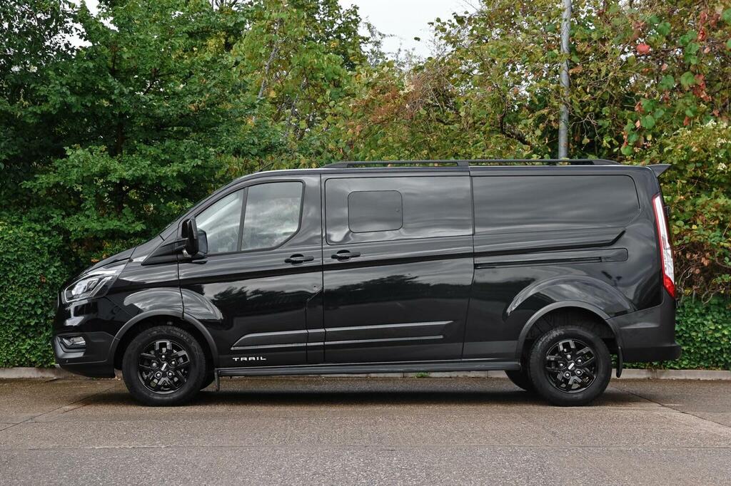 Ford Transit Custom 2.0 320 Ecoblue Trail Crew Van L2 H1 Euro 6 Ss WK22ZFU Black #6