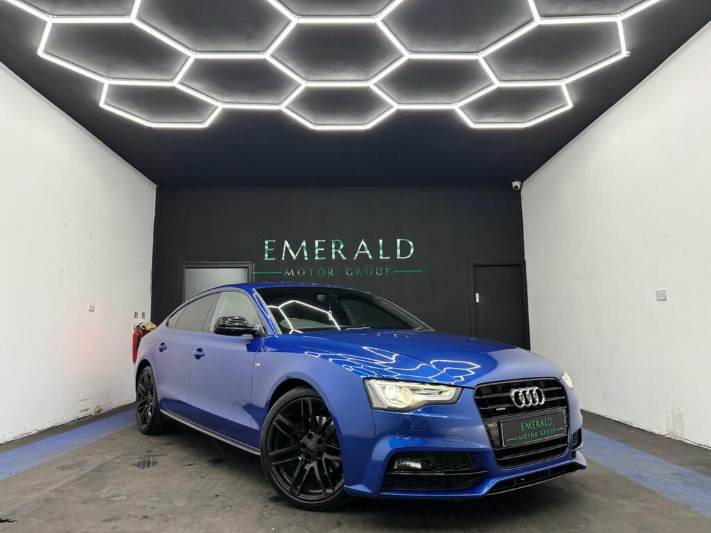 Audi A5 2.0 Tdi Black Edition Plus Sportback S Tronic Quat Blue