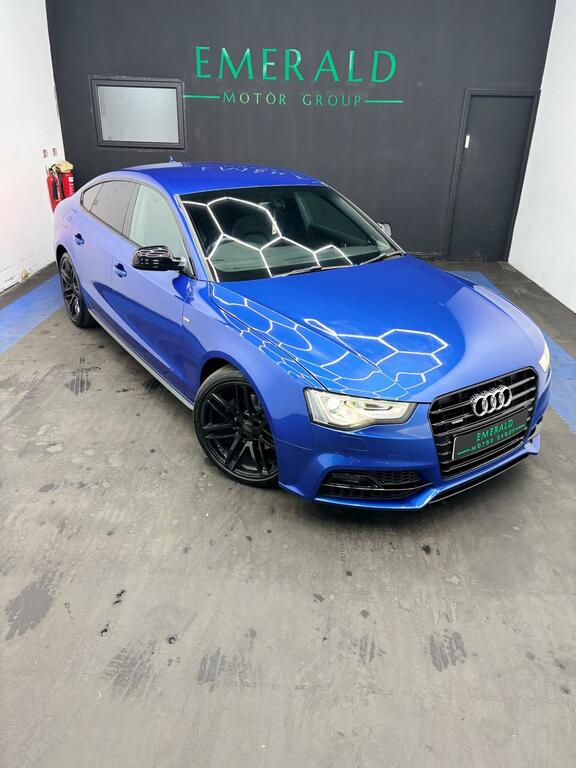 Audi A5 2.0 Tdi Black Edition Plus Sportback S Tronic Quat Blue #6