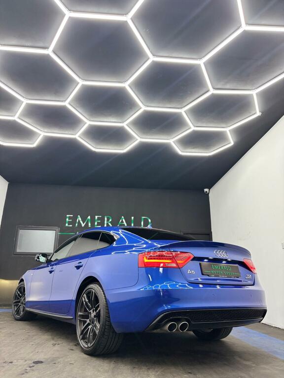Audi A5 2.0 Tdi Black Edition Plus Sportback S Tronic Quat Blue #5