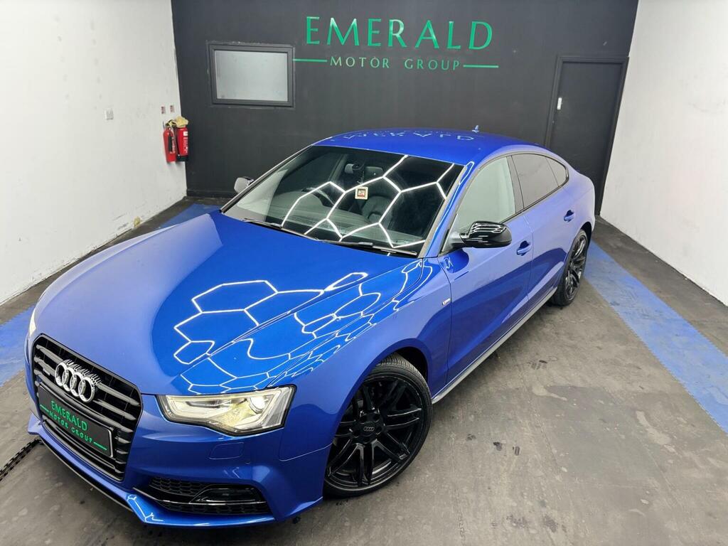 Audi A5 2.0 Tdi Black Edition Plus Sportback S Tronic Quat Blue #4
