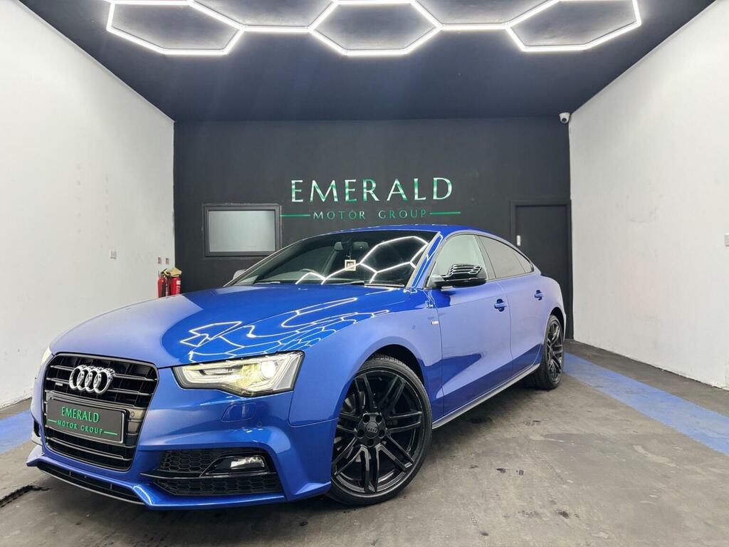 Audi A5 2.0 Tdi Black Edition Plus Sportback S Tronic Quat Blue #3