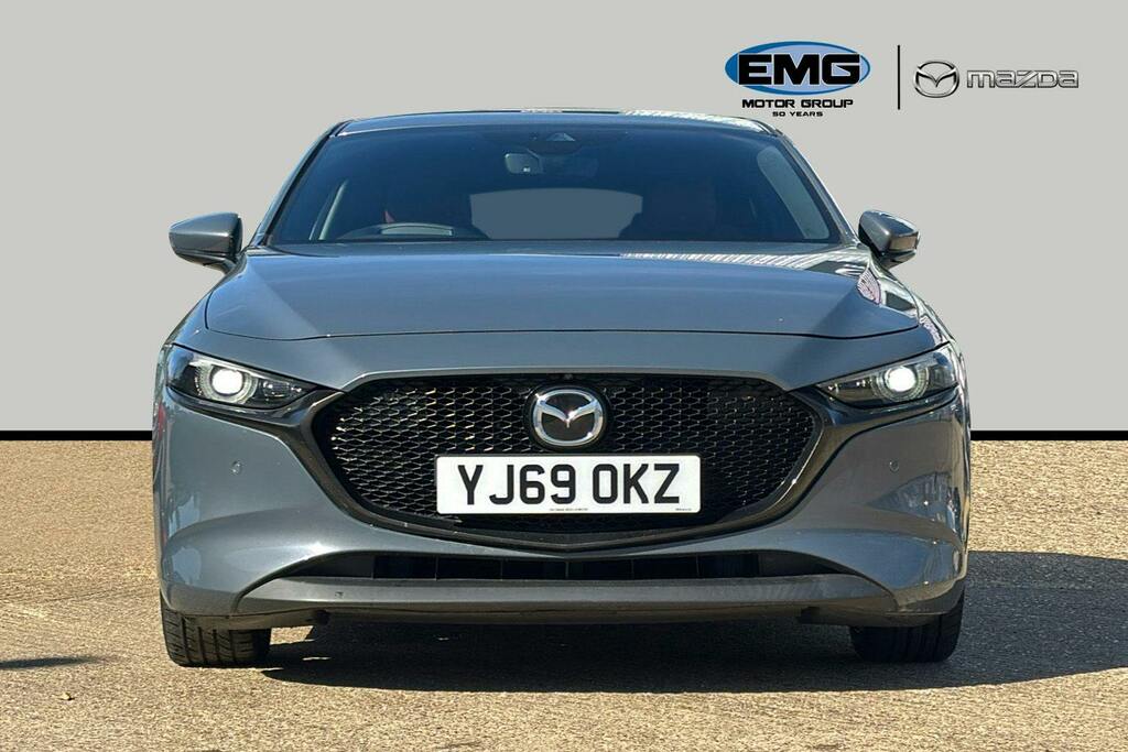 Mazda 3 2.0 Skyactiv X Mhev Gt Sport Tech Hatchback Pe YJ69OKZ Grey #2