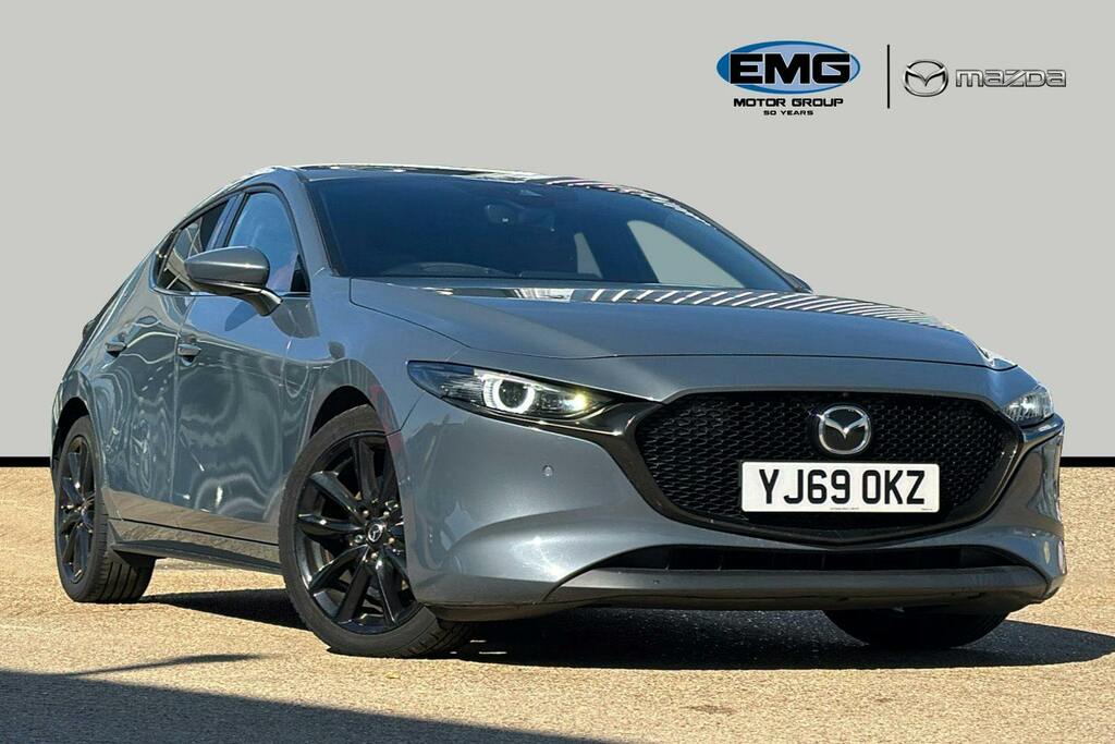 Mazda 3 2.0 Skyactiv X Mhev Gt Sport Tech Hatchback Pe YJ69OKZ Grey