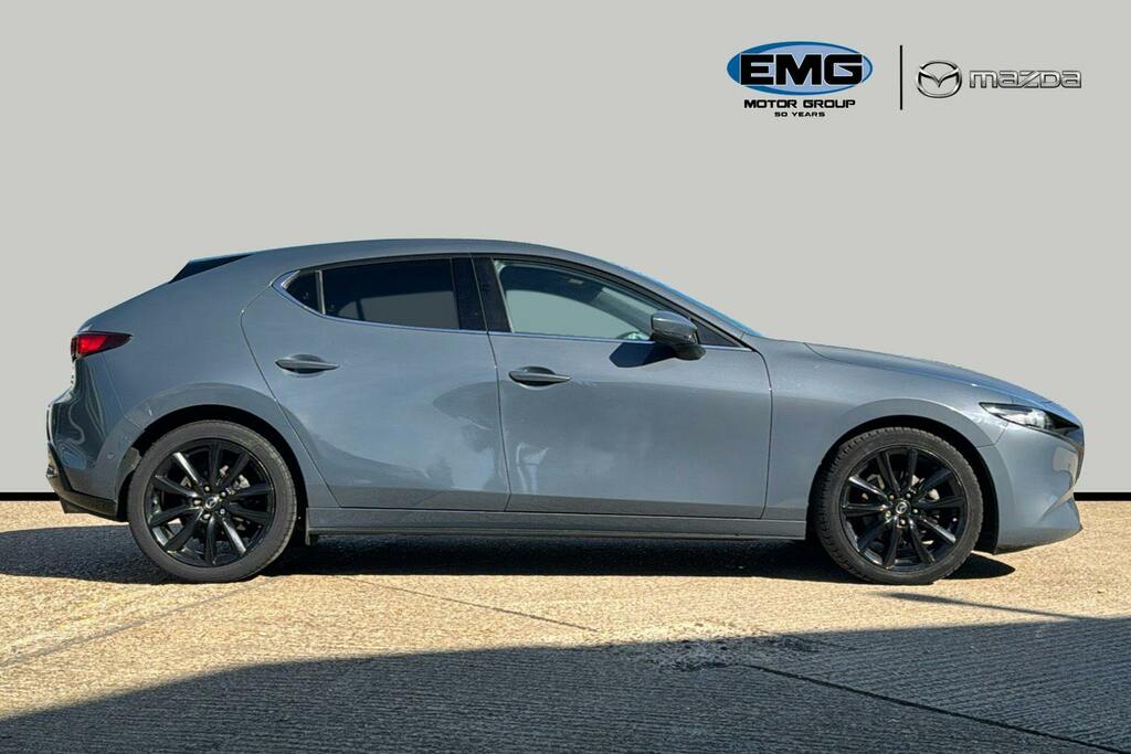 Mazda 3 2.0 Skyactiv X Mhev Gt Sport Tech Hatchback Pe YJ69OKZ Grey #3