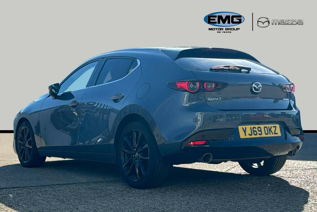 Mazda 3 2.0 Skyactiv X Mhev Gt Sport Tech Hatchback Pe YJ69OKZ Grey #4
