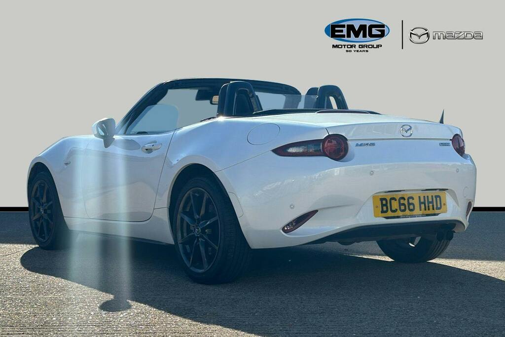 Mazda MX-5 2.0 Skyactiv G Sport Nav Convertible Ma White #4