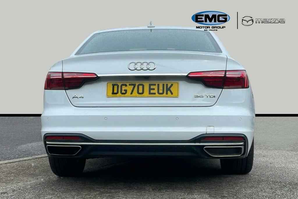 Audi A4 2.0 Tdi 35 Sport Saloon S Tronic Ss White #5