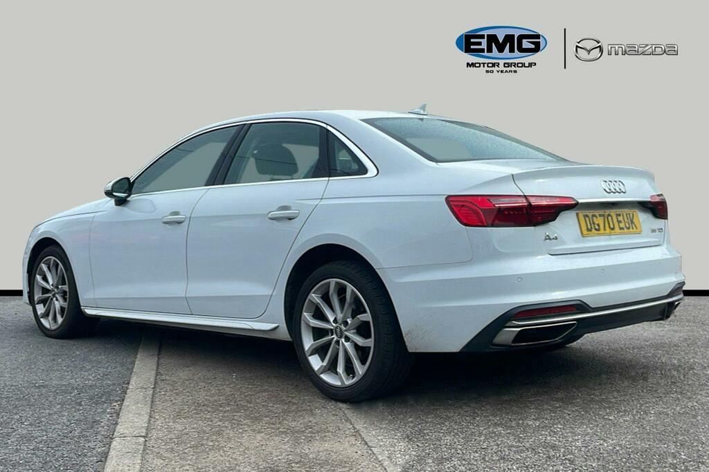 Audi A4 2.0 Tdi 35 Sport Saloon S Tronic Ss White #4
