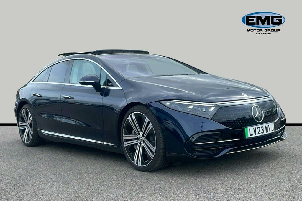 Mercedes-Benz EQS Eqs 450 Plus 108.4Kwh Exclusive Luxury Saloon Blue