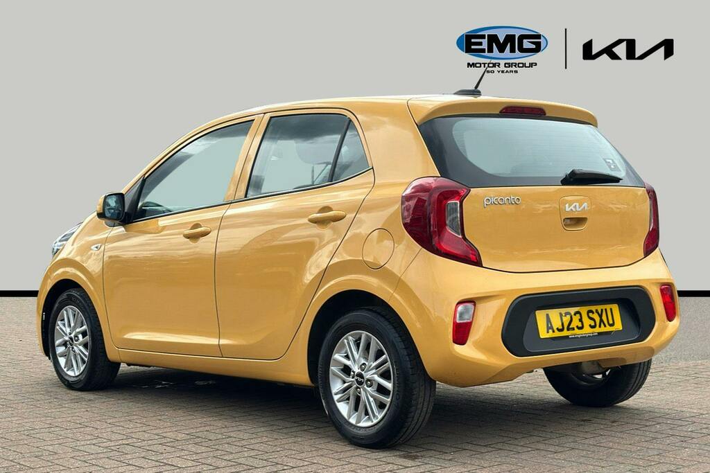 Kia Picanto 1.0 Dpi 2 Hatchback Ss AJ23SXU Yellow #4