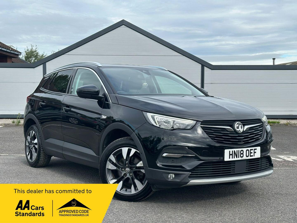 Vauxhall Grandland X 1.2 Turbo Sport Nav Euro 6 Ss Black