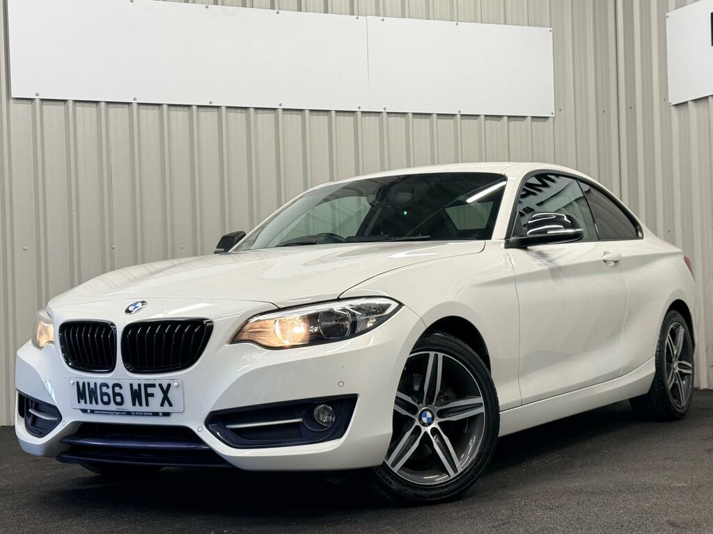 BMW 2 Series 2.0 220I Sport Euro 6 Ss MW66WFX White #3