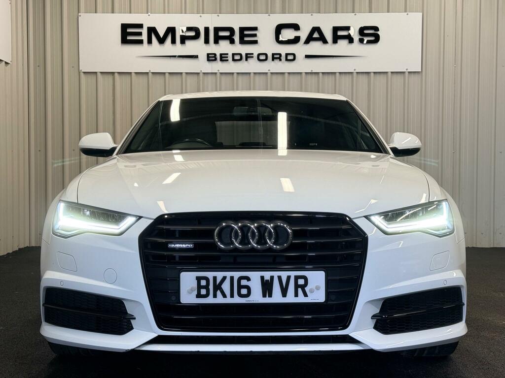 Audi A6 Saloon Black Edition White #2