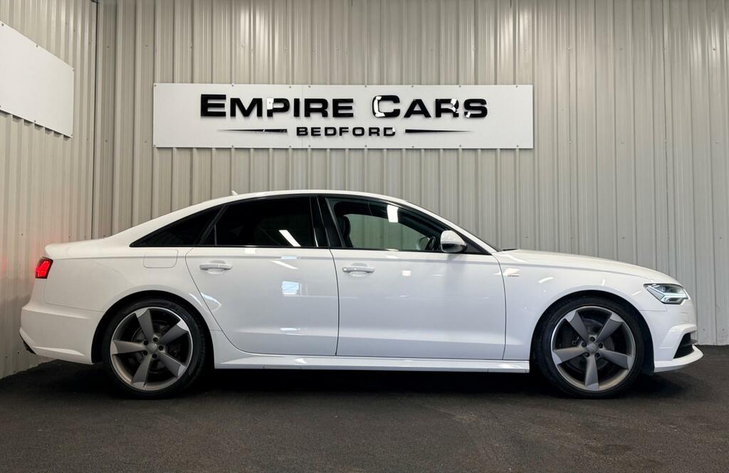 Audi A6 Saloon Black Edition White #4