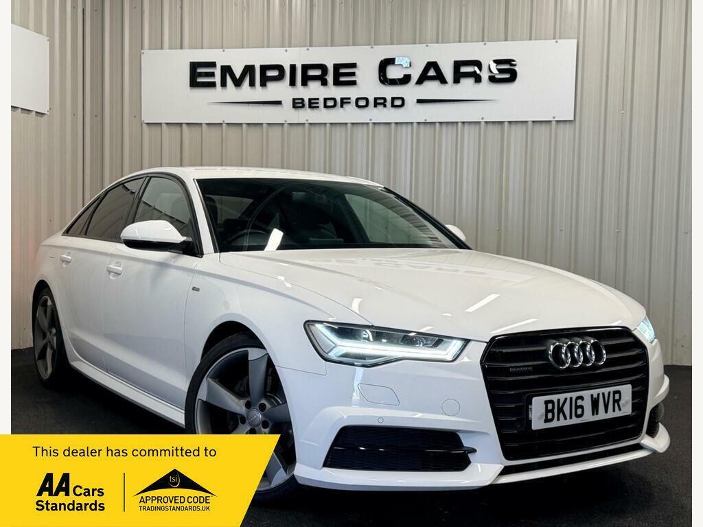 Audi A6 Saloon Black Edition White