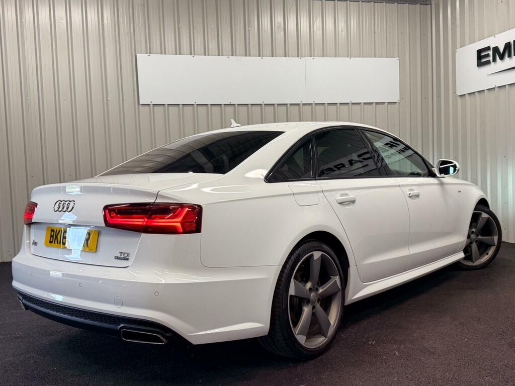 Audi A6 Saloon Black Edition White #6