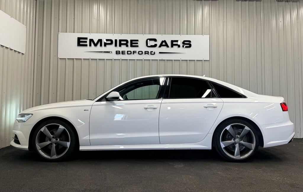 Audi A6 Saloon Black Edition White #5