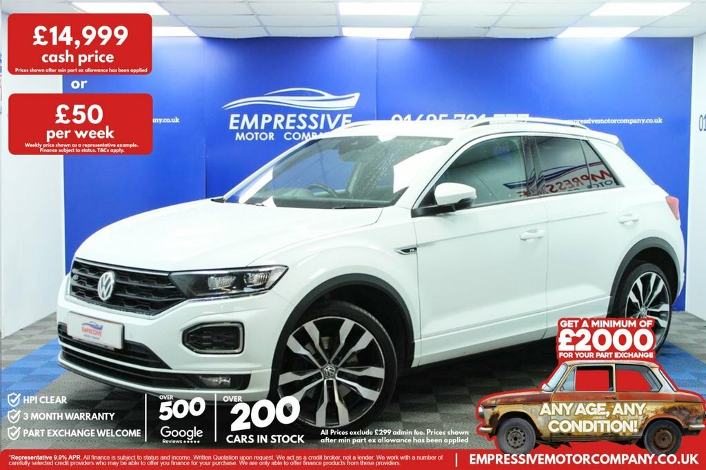 Volkswagen T-Roc 1.6L R-line White