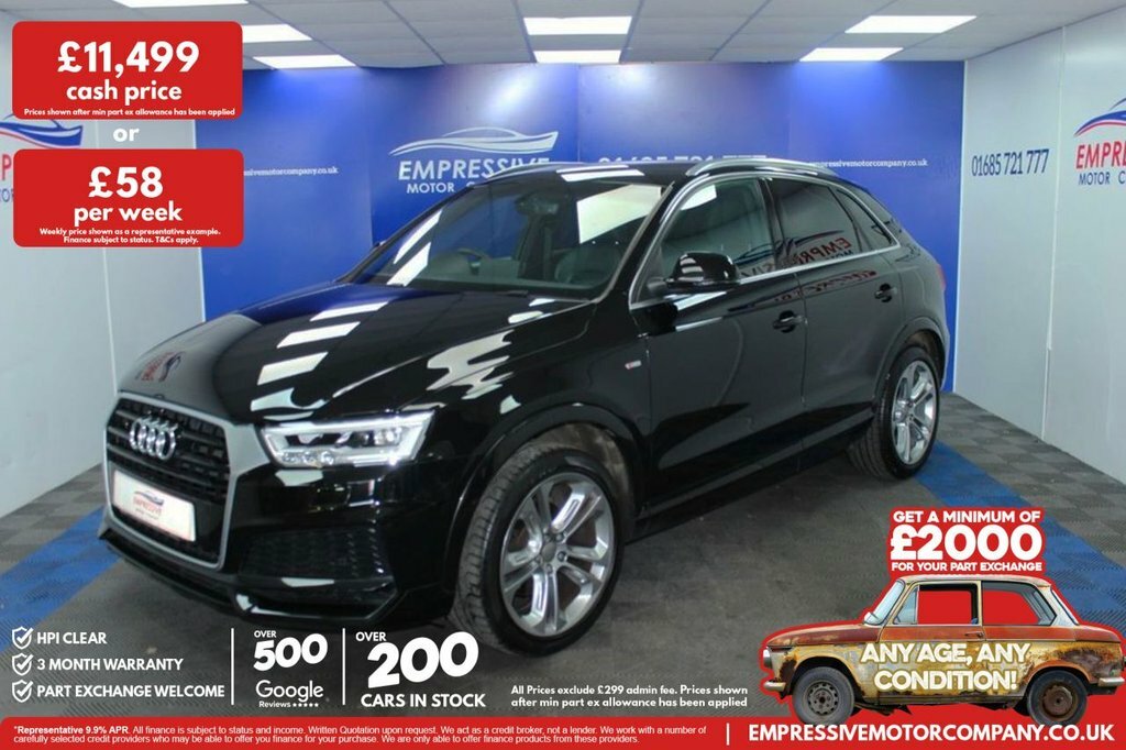 Audi Q3 1.4L S Line Edition Black