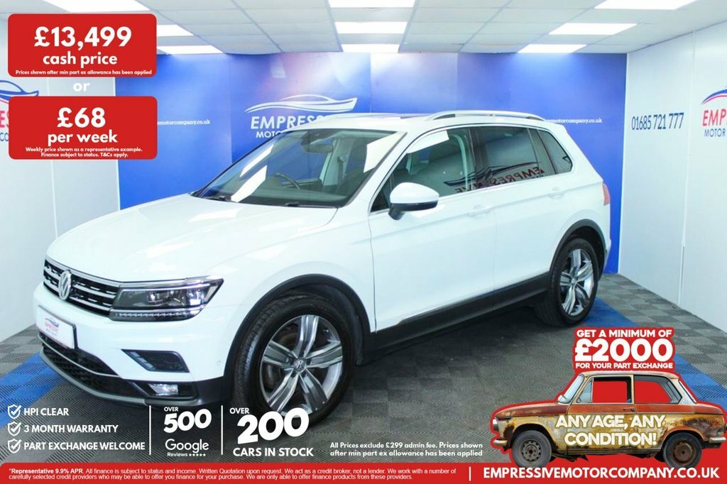 Volkswagen Tiguan 2L Sel White