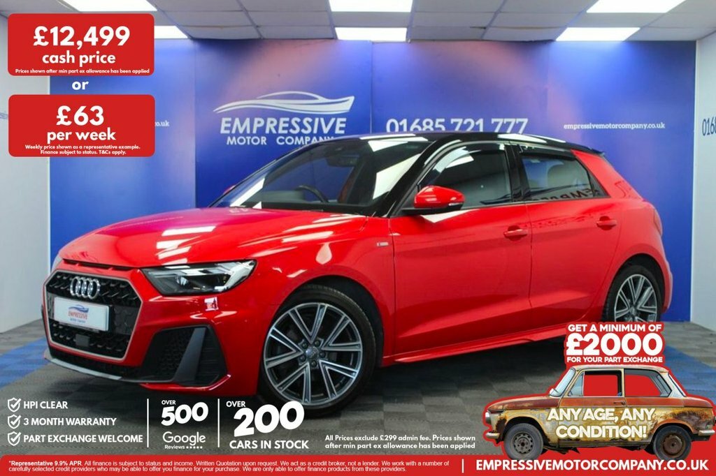 Audi A1 1L S Line Red
