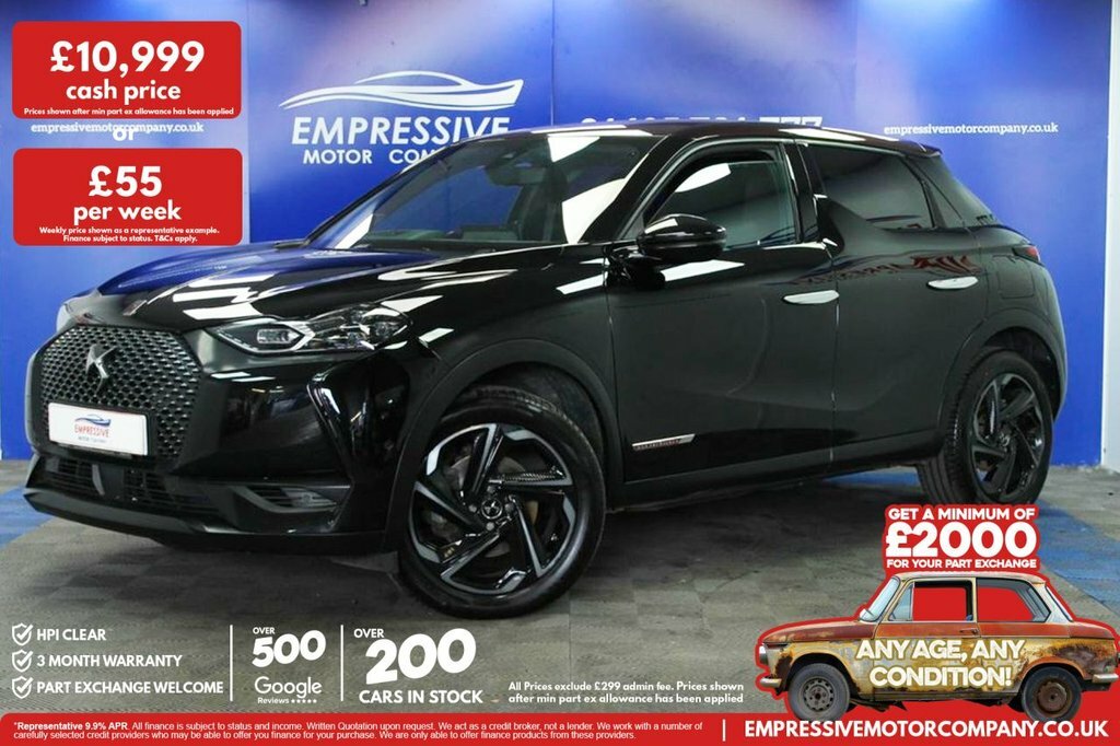 DS DS 3 Crossback 1.2L La Premiere BP19EFG Black