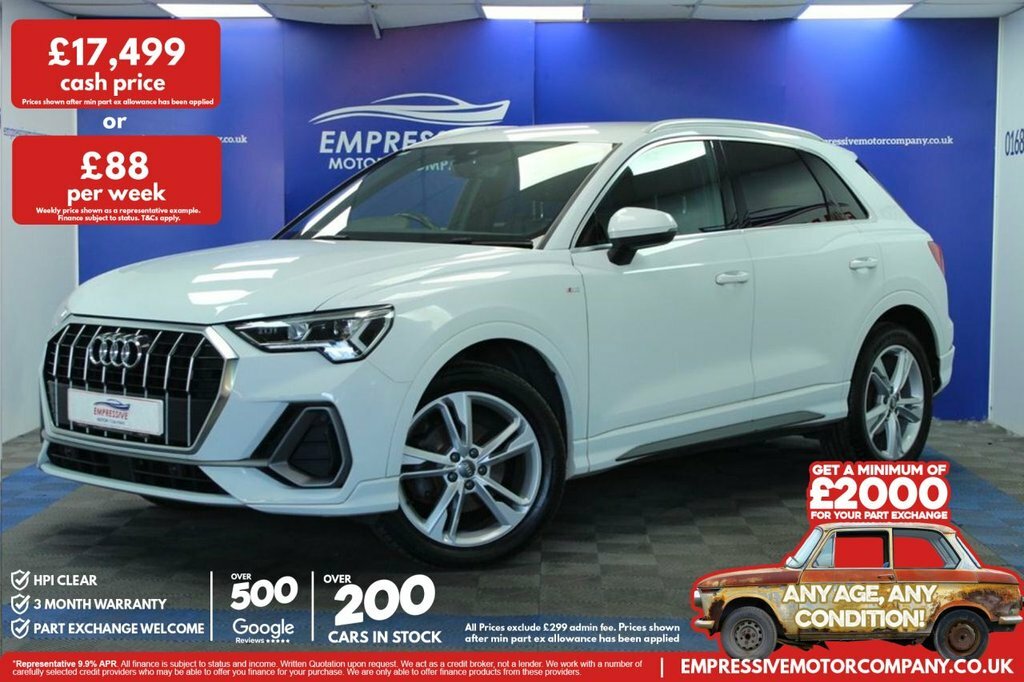 Audi Q3 1.5L S Line WG69HFV White