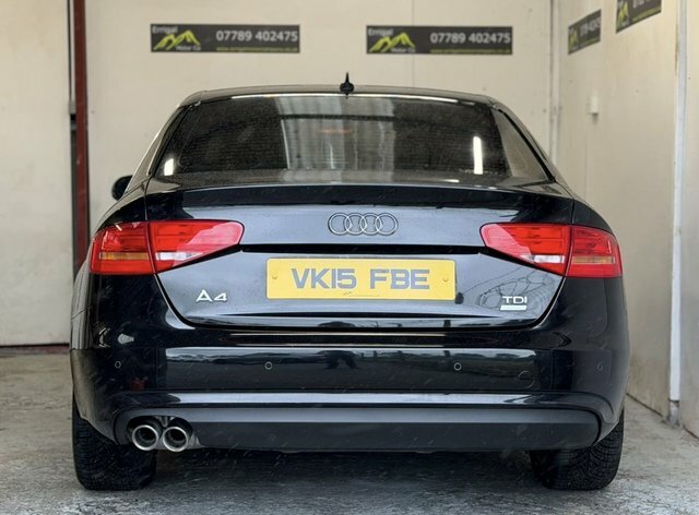 Audi A4 2015 2.0 Tdi Ultra Se Technik Saloon Ma Black #4