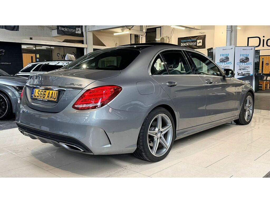 Mercedes-Benz C Class C250d Amg Line Silver #4