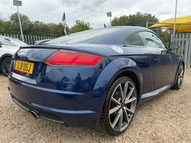 Audi TT Tfsi Black Edition Coupe Blue #6