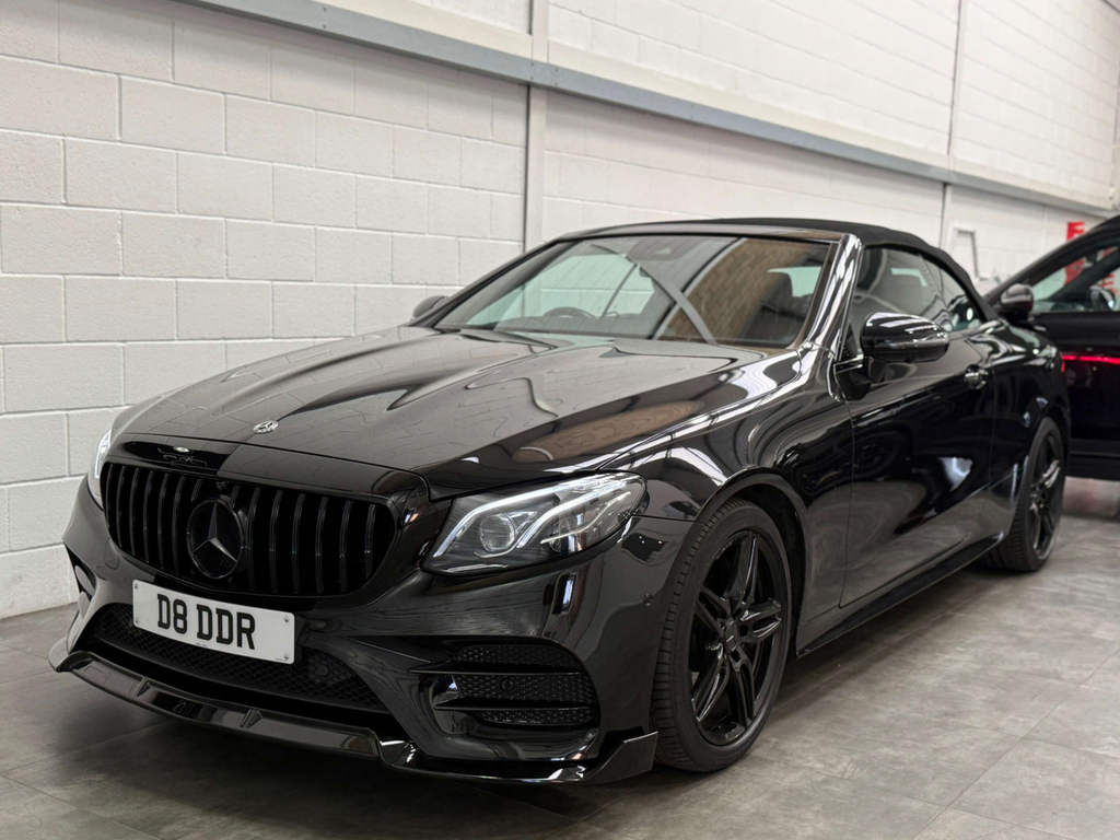 Mercedes-Benz E Class Convertible Black #5