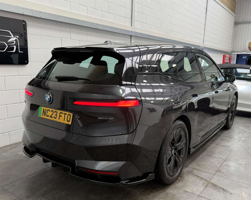 BMW iX Ix Xdrive 40 M Sport Blue #8