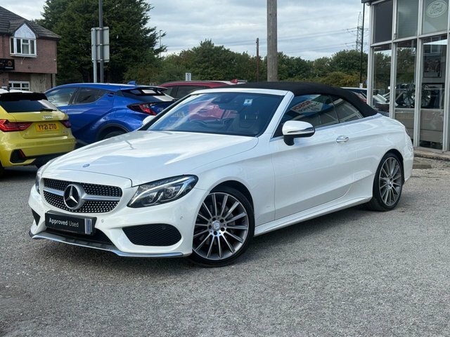 Mercedes-Benz C Class 2017 2.1 C220d Amg Line Premium Plus Cabriolet 2 KS17WKY White #6