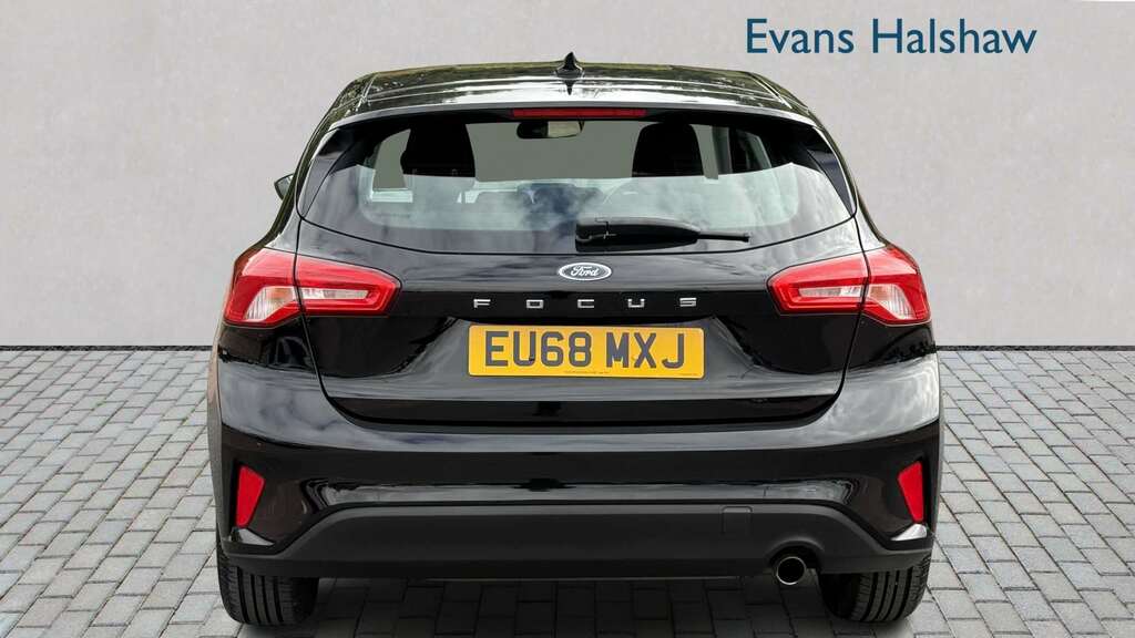 Ford Focus 1.0 Ecoboost 125 Zetec 2018 EU68MXJ Black #5
