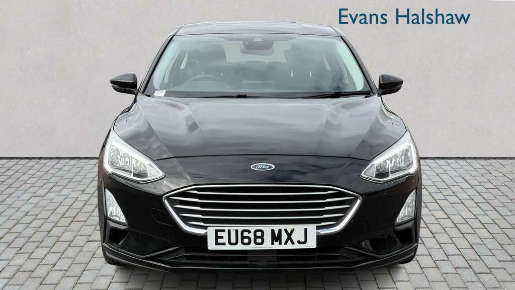 Ford Focus 1.0 Ecoboost 125 Zetec 2018 EU68MXJ Black #3