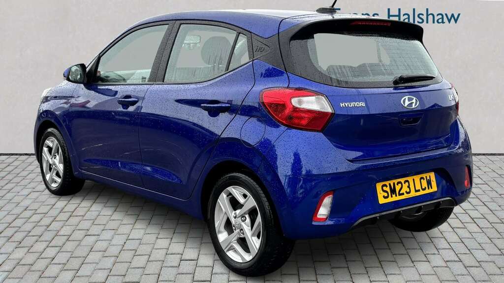 Hyundai I10 1.0 Mpi Se Connect 2023 Blue #4
