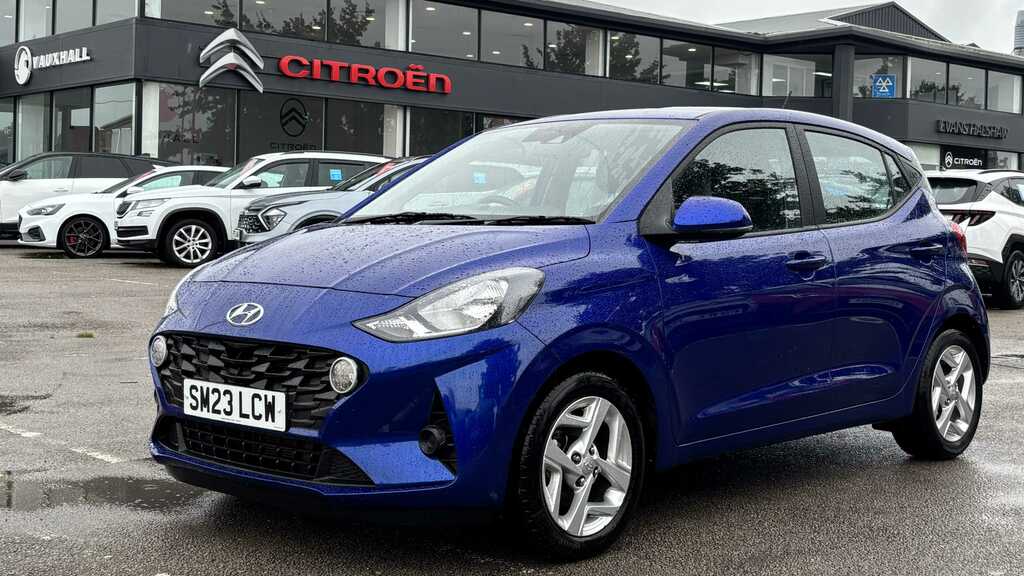 Hyundai I10 1.0 Mpi Se Connect 2023 Blue #2