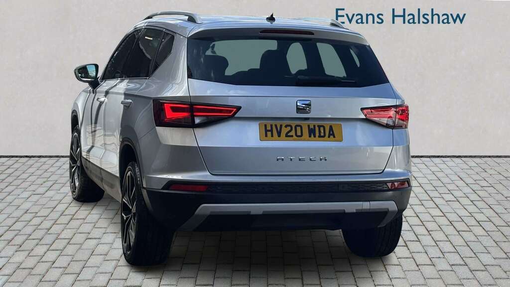 Seat Ateca 1.6 Tdi Xcellence Lux Ez Dsg 2020 Silver #4