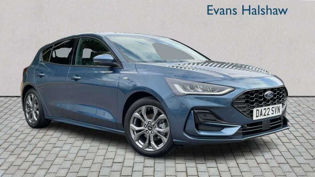 Ford Focus 1.0 Ecoboost Hybrid Mhev 155 St-line Style At Blue